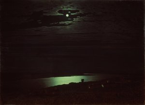 Mondnacht am Dnjepr, 1880 von Arkhip Ivanovich Kuindzhi