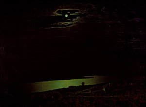 Mondnacht am Dnjepr, 1882 von Arkhip Ivanovich Kuindzhi
