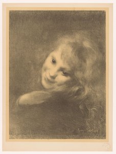 Lächelndes Mädchen von Armand Berton