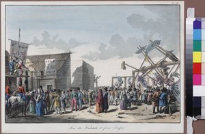 Schaukel auf einem russischen Jahrmarkt von Houbigant, Armand-Gustave von Armand Gustave Houbigant