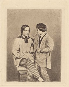 Mann und Junge von Armand Hippolyte Louis Fizeau