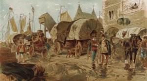 Wagen der Hanse, Spanische Niederlande, 16. Jahrhundert