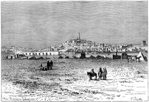 Ansicht von Ghardaia, Algerien, um 1890
