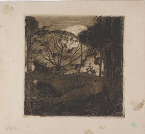 Le Soir (Abend) oder La Glaneuse (Die Ährenleserin) 1893 von Armand Séguin