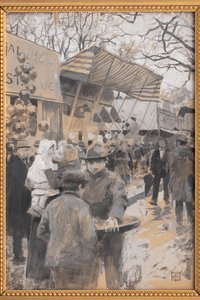 Auf dem Markt von Arnaldo Ferraguti