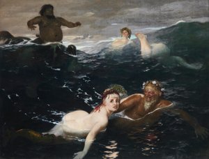 Im Spiel der Wellen von Arnold Böcklin