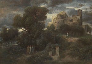 Straße nach Emmaus von Arnold Böcklin