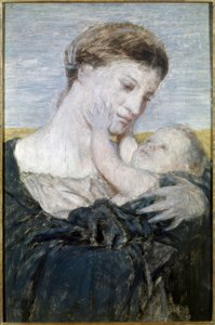 Mutter und Kind von Arnold Böcklin