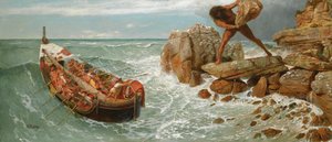 Odysseus und Polyphem (Odyssee von Homer) von Arnold Böcklin