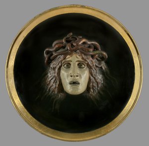 Schild mit dem Gesicht der Medusa, 1897 von Arnold Böcklin