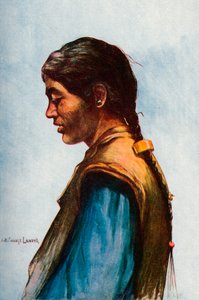 Ein typischer Tibeter, 1913 von Arnold Henry Savage Landor