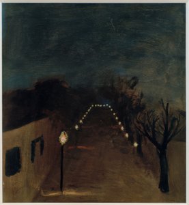 Nächtliche Straße von Arnold Schönberg