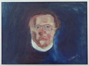 Porträt eines Mannes von Arnold Schönberg