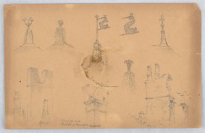 Architektonische Details aus Bourges von Arnold William Brunner