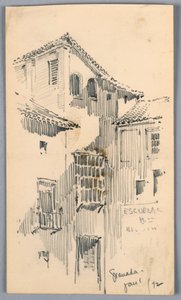 Haus in Granada von Arnold William Brunner