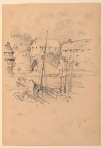 Kleiner Fischereihafen von Arnold William Brunner