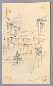 Straßenszene von Arnold William Brunner