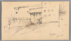 Mauern in Toledo von Arnold William Brunner
