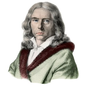 Porträt von Adelbert von Chamisso (1781-1838), deutscher Schriftsteller