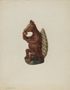 Pa. Deutsche Eichhörnchenfigur