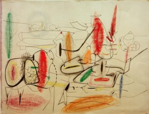Ohne Titel – Studie für ein Gemälde von Arshile Gorky