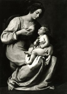 Madonna der Kirschen von Artemisia Gentileschi