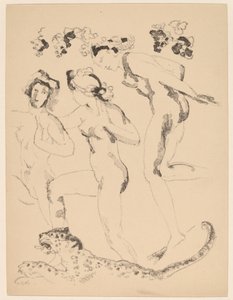 Bacchantinnen von Arthur B. Davies