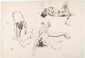 Männer in Qualen von Arthur B. Davies