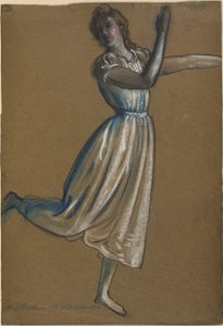 Tanzende Frau