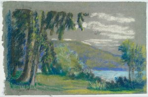 Landschaft aus dem Buch von A.B. Davies, Ausgabe 3, 50 von Arthur Bowen Davies