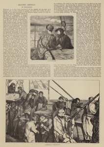 Grafisches Amerika, mitten im Ozean