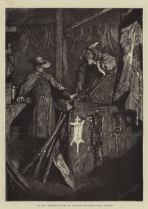 Im Westen der USA, Tauschhandel mit Indianern von Arthur Boyd Houghton
