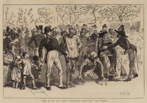 Der Überfall auf die nutzlosen Münder in Paris von Arthur Boyd Houghton