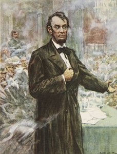 Abraham Lincoln, der große Befreier, Illustration aus 