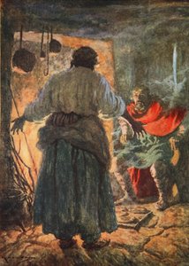 Alfred wird gescholten, weil er die Kuchen verbrannt hat von Arthur C. (after) Michael