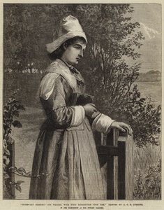 Heimwärts ging sie gelassen, mit Gottes Segen über ihr von Arthur C. H. Luxmoore