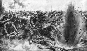Ein massiver deutscher Angriff an der britischen Front, Erster Weltkrieg, 1914-1926