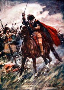 Albrecht von Wallenstein in der Schlacht bei Lützen, 1632, 1913