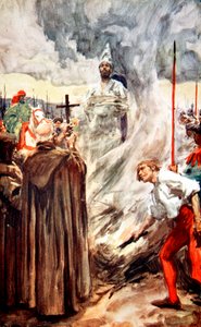 Die Verbrennung von Jan Hus, 6. Juli 1415
