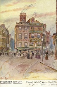 Verschwundenes London - Holywell Street und Wych Street, vom Strand aus von Arthur Charles Payne