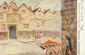 Verschwundenes London - Einzige Überreste der Bermondsey Abbey, abgerissen um 1896 von Arthur Charles Payne