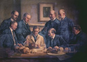 Entdeckung des Piltdown-Menschen im Jahr 1911 von Arthur Claude Cooke