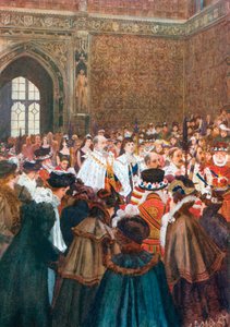 Die Eröffnung des Parlaments durch König Edward VII.
