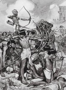 Thothmes III greift die Syrer an, XVIII. Dynastie von Arthur David (after) McCormick