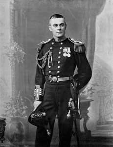 Konteradmiral Alfred Taylor Dale, Oberbefehlshaber des Fliegenden Geschwaders, 1896 von Arthur Debenham