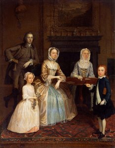 Herr und Frau Richard Bull und Familie, 1730-80