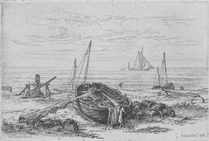 Am Thorpe-Strand von Arthur Evershed