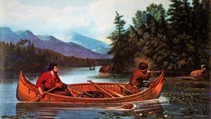 Amerikanische Jagdszenen: Eine gute Chance, veröffentlicht von Currier & Ives von Arthur Fitzwilliam (after) Tait