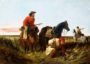 Fallensteller auf der Spur: Im Fehler, 1851 von Arthur Fitzwilliam Tait