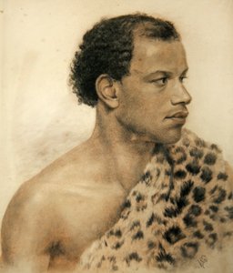 Porträt eines Afrikaners von Arthur George Walker